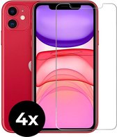 4x Tempered Glass screenprotector - iPhone 11