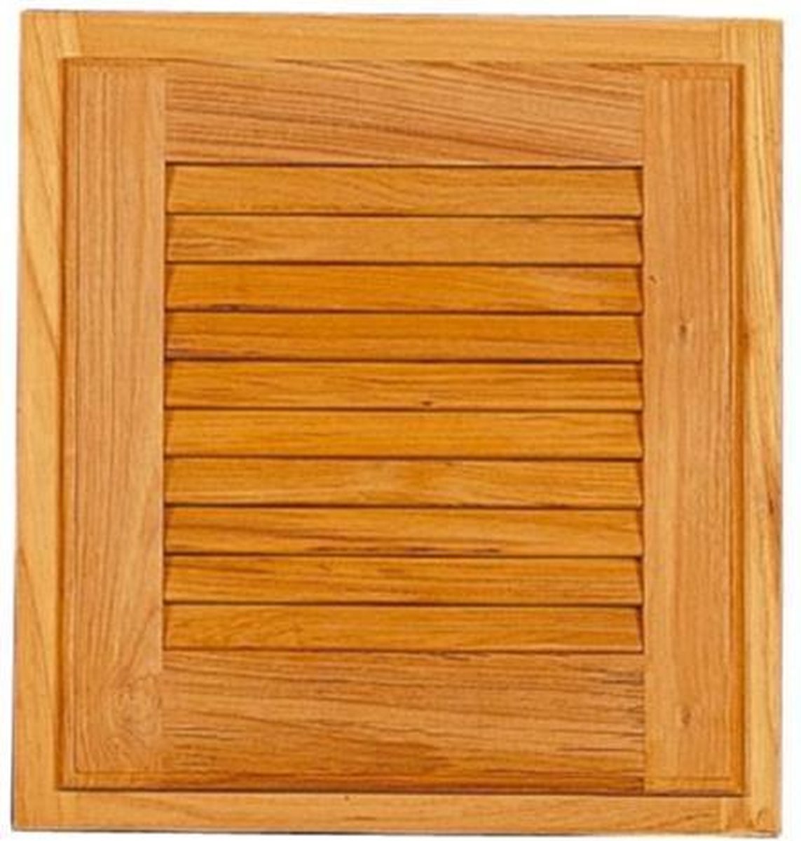 ARC Marine teakhouten Jalousiedeur met kozijn 30,5 x 30,5 cm