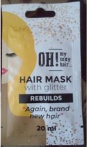 Haarmasker met Glitter -  Rebuild, 20ml