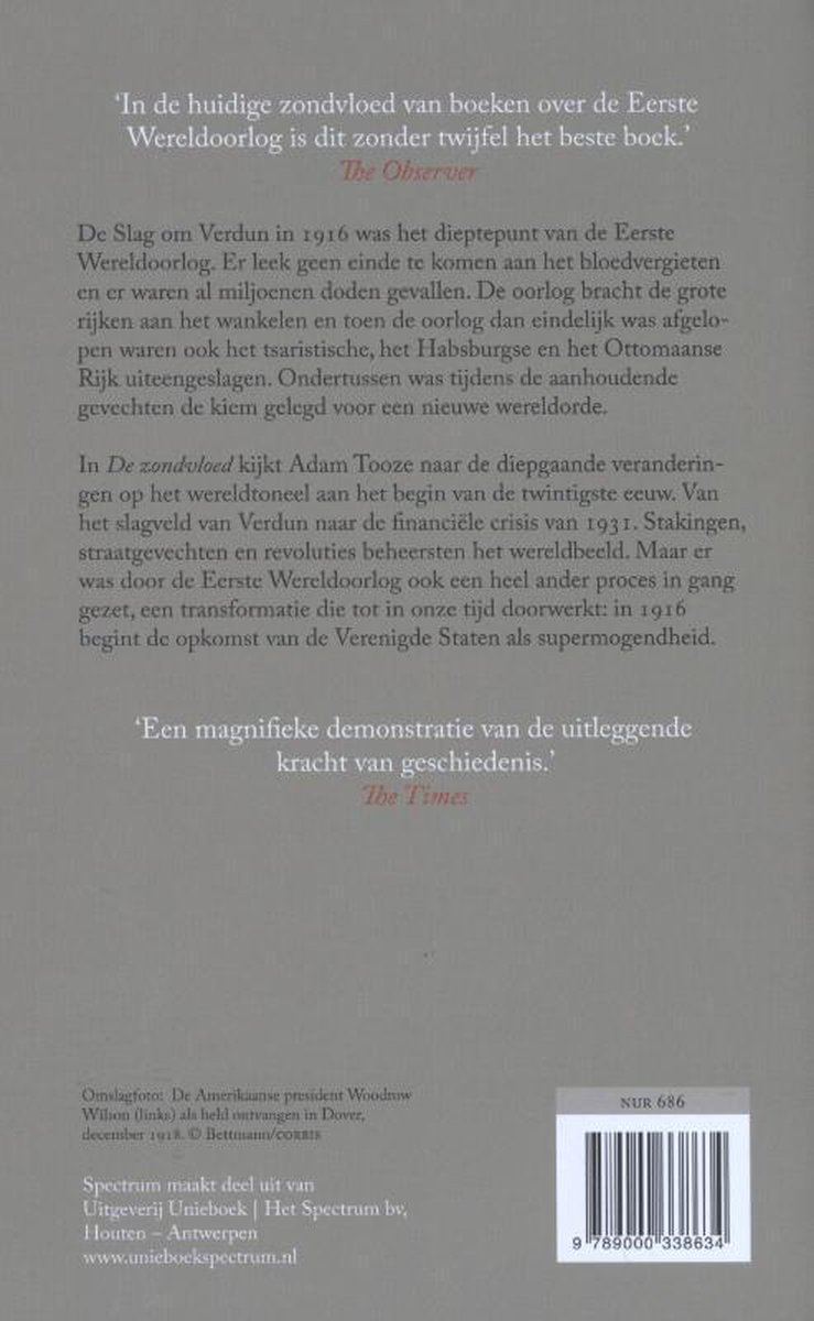De zondvloed - back cover