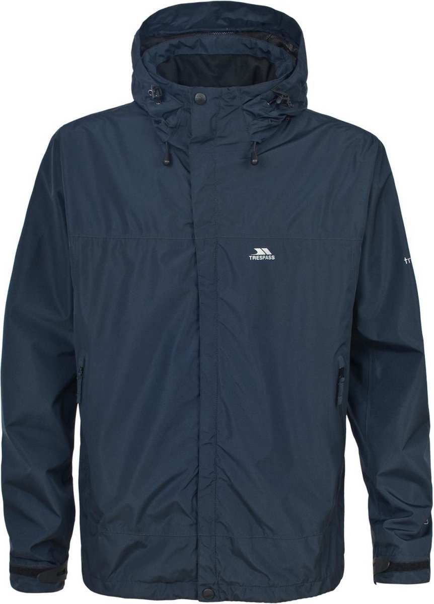 Trespass regenjas Fraser II Herenjas TP75 Tone-L Marineblauw