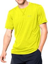 Jack Wolfskin Outdoorshirt - Maat L  - Mannen - lime groen