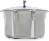 Pot à soupe BK Wave - 24 cm - acier inoxydable - avec couvercle en verre