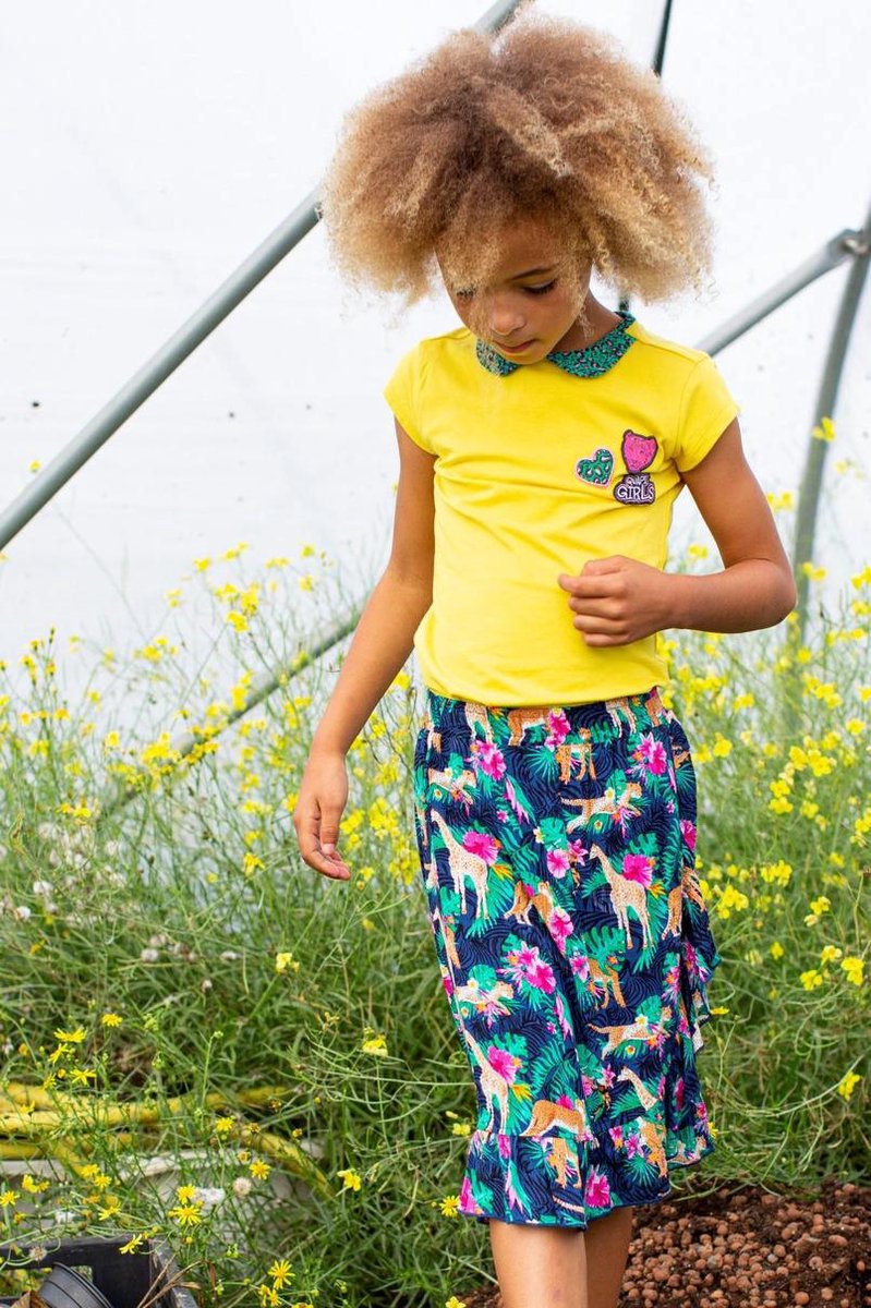Quapi T-shirt Andie banana yellow - maat 146/152