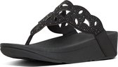 Fitflop™ Vrouwen  80005056 /  Teenslipper - Elora Crystal Toe  - Zwart - Maat 41