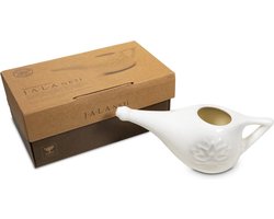 Neti Pot keramiek + 25 gram Himalaya zout