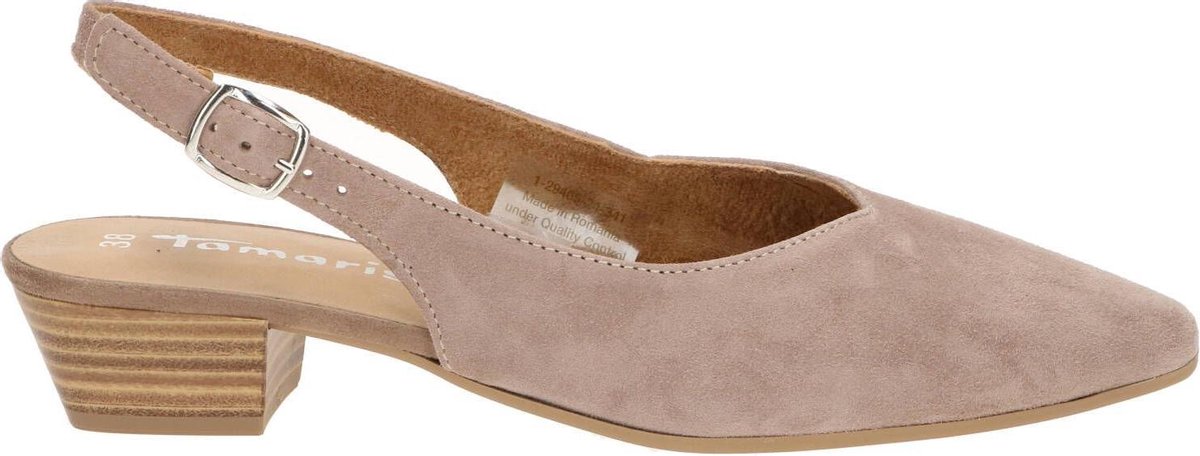 Tamaris Slingback pumps taupe - Maat 37 | bol.com