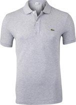 Lacoste Slim Fit polo - zilvergrijs -  Maat: 3XL