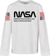 Kinder Crewneck NASA Worm Longsleeve wit