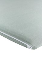 Meyco jersey campingbed matrashoes - 60x120 cm - stone green
