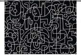 Urban Cotton Wandkleed Doodles - 190x145 cm