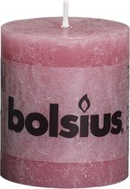 4 stuks Bolsius Rustiek 80x68mm old pink