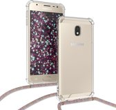 Telefoonhoesje met koord voor Samsung Galaxy J3 2017 DUOS telefoontasje crossbody