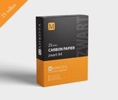 Carbonpapier 25 vellen A4 formaat | Kleur Zwart