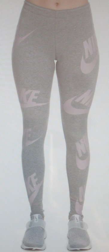 Nike Futura AOP Legging - Grijs/Roze - Maat XS | bol.com