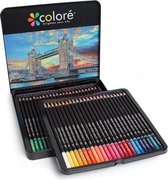 Kleurpotloden set 48 stuks - Professionele tekenset - Art set - Colore
