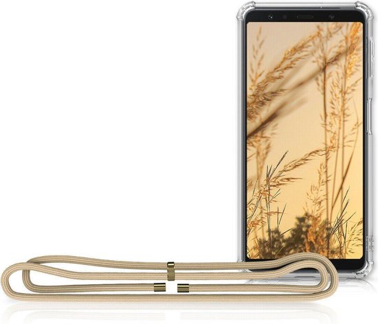Telefoonhoesje met koord voor Samsung Galaxy A7 2018 telefoontasje  crossbody | bol.com