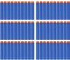 foto van 50 Universele Pijlen/Darts/Kogels Geschikt Voor NERF N-Strike Elite Speelgoedblasters - Met Gratis Schietschijf - Kleur Blauw