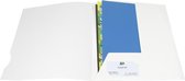 Pak van 20 presentatiemappen CHROMOLUX glanzend karton 250g - A4, Wit