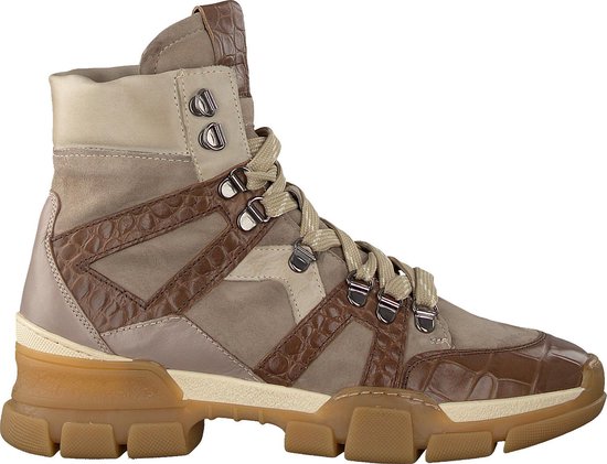 Maripe Dames Hoge sneakers 29452 - Taupe - Maat 38+ | bol.com