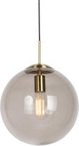 QAZQA ball - Moderne Hanglamp - 1 lichts - Ø 30 cm - Goud/messing -  Woonkamer | Slaapkamer | Keuken