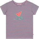 Smitten Organic - Watermeloen Boot Stripes Katoen T-Shirt - water melon