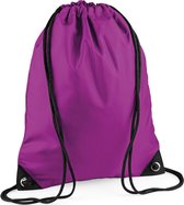 Bagbase Gymtas - Met Rijgkoord - 12 Liter - Magenta