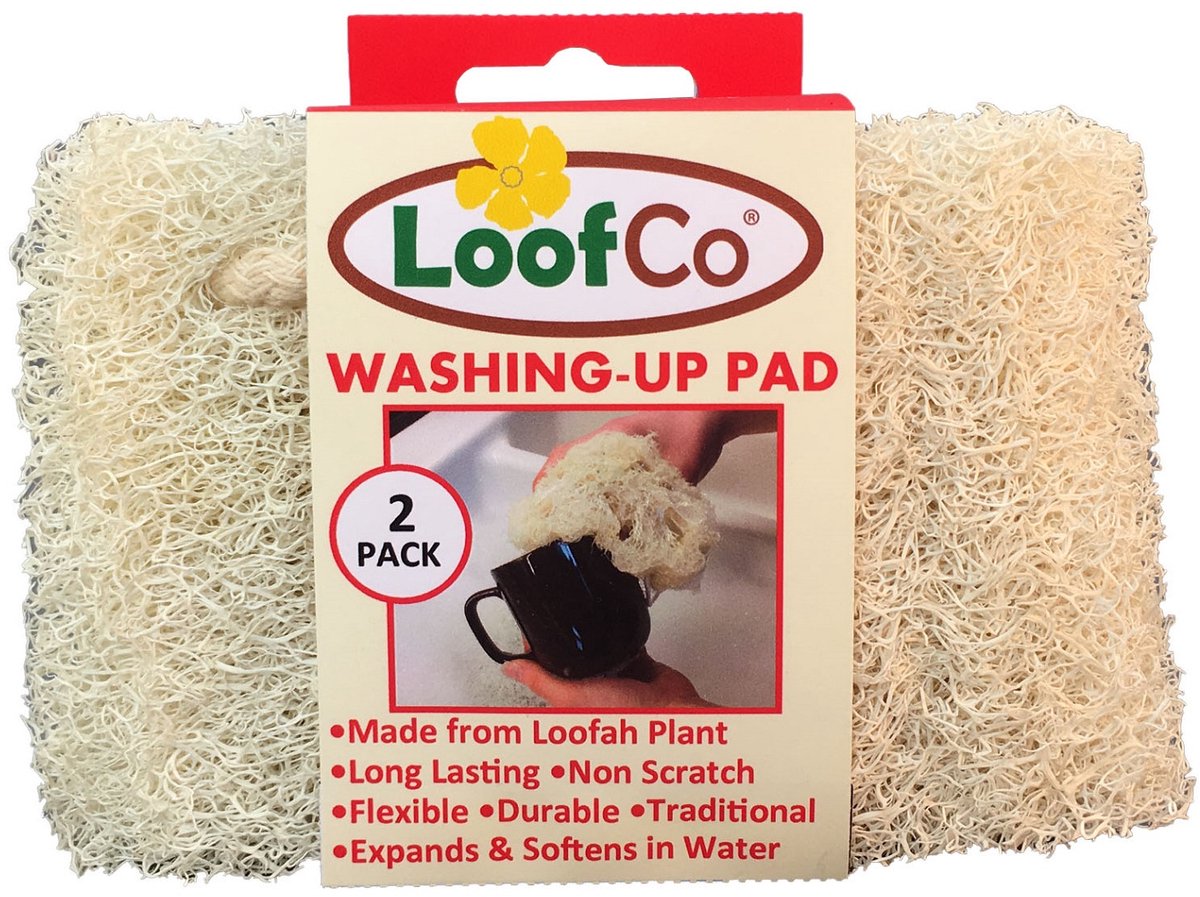 Loofco Afwasspons Loofah - 2 stuks