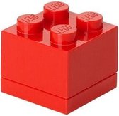 Set van 4 - Opbergbox Mini 4, Rood - LEGO