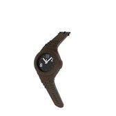 TOO LATE - siliconen horloge - MASH UP LORD SLIM - Ø 27 mm - COFFEE