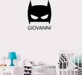 Batman met naam. KAMER / MUUR / DEUR STICKER