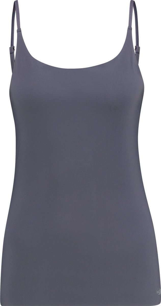 LaSlip - Basic - Spaghetti Shirt - Antraciet-S