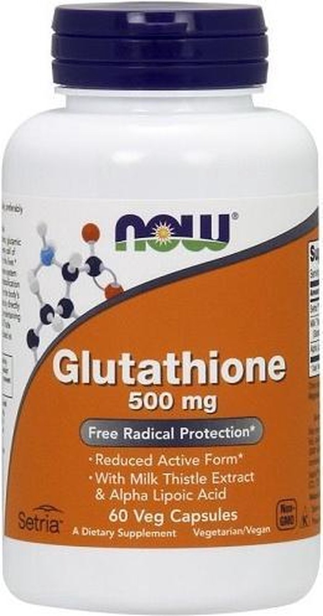 Now Foods Glutathione 500mg - Plantaardige capsules - 30 v-caps
