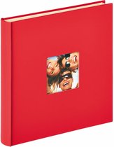 Walther Fun - Album photo - Autocollant - 33 x 34 cm - 50 pages - Rouge