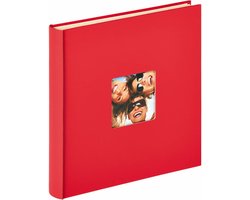 Walther SK-110-R Fun - Zelfklevend album - Formaat 33 x 34 cm - Rood