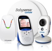 Luvion Easy Babyfoon met Camera + Babysense 7 Sensormatje - 5 Sterren Veiligheidsvoordeelbundel