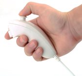 Wii Nunchuck Controller - Nunchuk Joystick Voor Wii U & Wii Remote - Wit