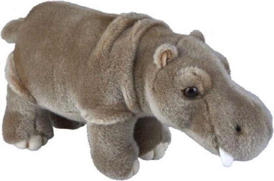 Peluche hippopotame gris en peluche 28 cm - Peluches animaux sauvages  d'Afrique... | bol