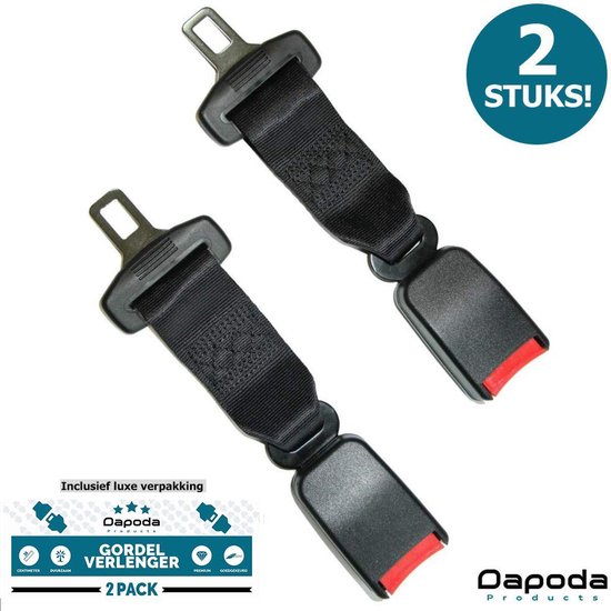 Dapoda® Extension de ceinture de sécurité pour voiture - Ceinture de  sécurité Maxi