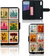 Portefeuille Samsung Galaxy M10 Cuir PU Portefeuille Livre Timbres