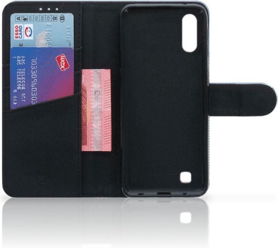 Coque Samsung Galaxy M10 Cuir PU Premium Housse Portefeuille Coque pour Statue De La Liberté