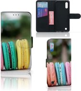 Geschikt voor Samsung Galaxy M10 Book Cover Macarons