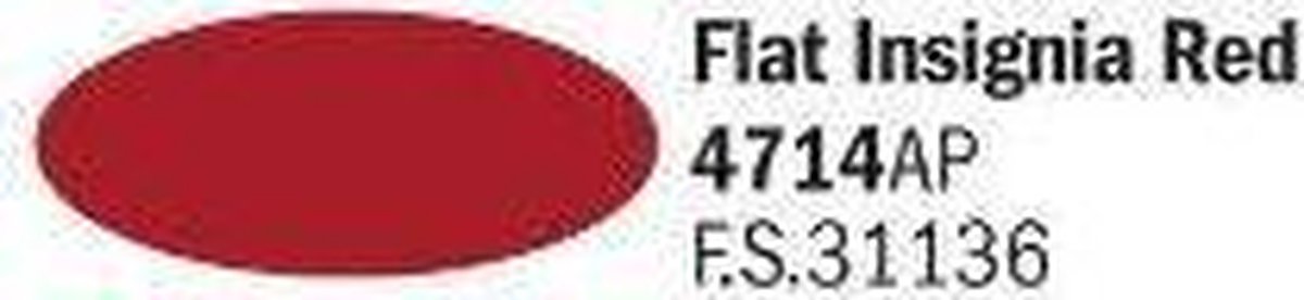 Italeri Flat Insignia Red (Ita4714ap) modelbouwsets hobbybouwspeelgoed voor kinderen modelverf en accessoires