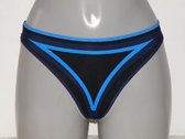 Marlies Dekkers Siren Zwart/Blauw - String Maat: S