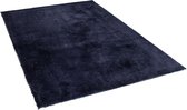 EVREN - Shaggy vloerkleed - Blauw - 200 x 200 cm - Polyester