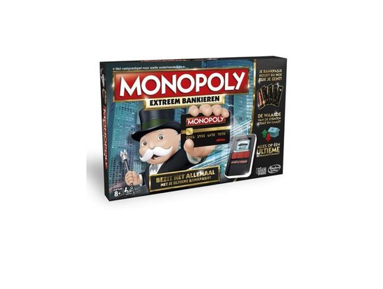 Thumbnail van een extra afbeelding van het spel Monopoly Extreem Bankieren Spel + Bordspel & Party & Co Original Spelvoordeelset - Gezelschapsspel