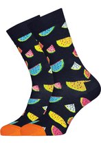 Happy Socks - Watermelon - zwart Multi - Unisex - Maat 36-40