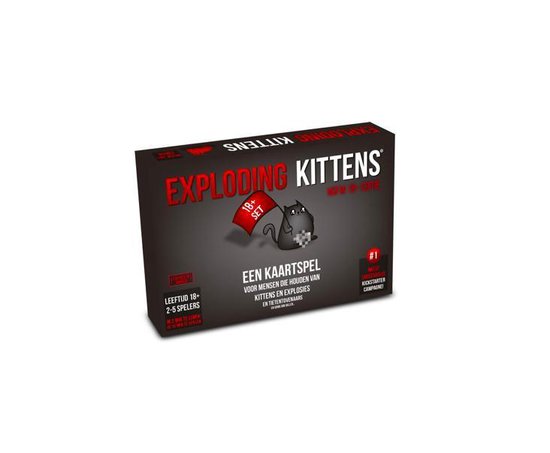 Thumbnail van een extra afbeelding van het spel 18+ Spelvoordeelset Exploding Kittens NSFW Editie - Nederlandstalig Kaartspel & Shit Happens 18+ Kaartspel