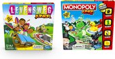 Kinderspelvoordeelset Levensweg Junior - Bordspel & Monopoly Junior - Bordspel