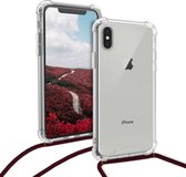 Telefoon hoesje met koord voor Apple iPhone X telefoontasje crossbody